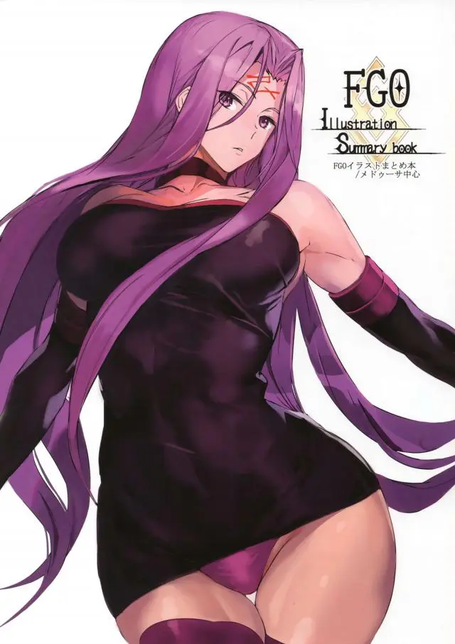 メドゥーサちゃん多めの美人なサーヴァントたちのチョイエロなフルカラーイラスト集！【Fate/Grand Order・エロ同人誌】