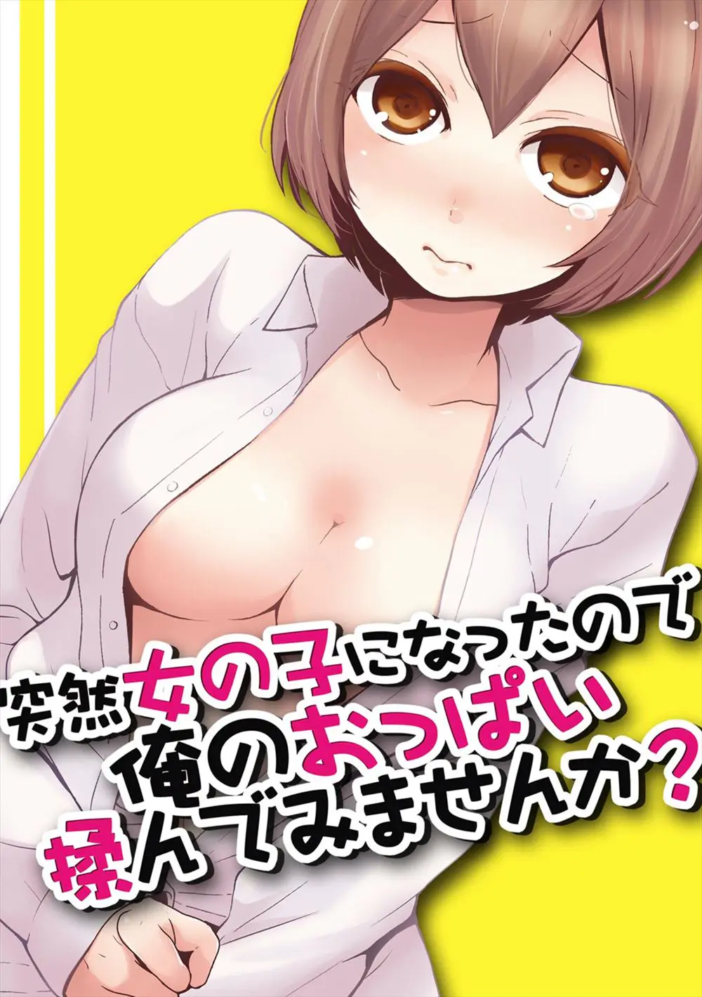 なぜか巨乳美少女に女体化してしまった男子がすっかり女の体にハマってしまい、友達と公園のトイレで中出しセックスしてしまう！